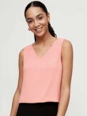 Aritzia Babaton Dusty Pink Murphy Blouse